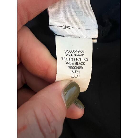 Ladie's Romper, Shorts, Gap, Black, Lightweight, Short Sleeve, Summer, Large - Picture 5 of 10